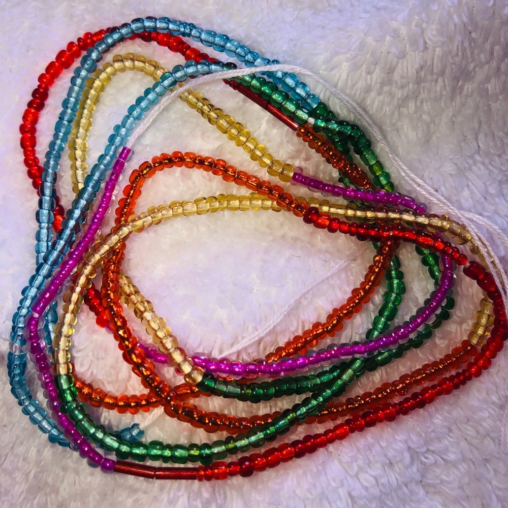 SMALL Glass African Waist Beads - Picture 3 of 3
